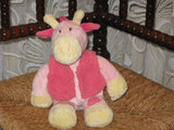 Eddy Toys Holland Soft Pink HORSE PONY Baby Plush Toy  Rare