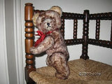 Antique Fechter Old Bear Authentic Austria 12.2 Inch Mohair Closed Mouth 1960s