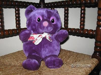 Woodland Bear Company UK Purple Stuffed Plush Bear
