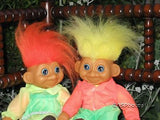 Dutch Troll Girl & Boy Doll 1980s