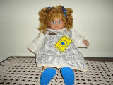 Original JESSIE Doll Quebec Canada 2 feet Paisley Dress