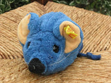 Steiff Cosy Fiep Mouse 5390/15 Blue 15 cm 1981-85