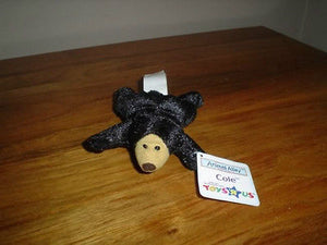 Animal Alley Toys R Us Miniature Black Bear Cole 4.5 Inch All Tags 2001
