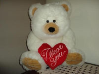 Ganz 1996 SUPER JUMBO Plush Named BEAR  with I Love You Heart Valentines Day