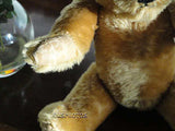 Antique JK Farnell 1960s Golden Mohair Bear Squeaker