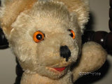 Antique Fechter Austria 1940s Old White Mohair Bear 10 Inch 10073