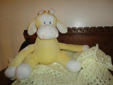 Piccolo Bambino Large Giraffe Babies Plush Toy & Baby Blanket Hand Knitted