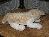 Van Der Meulen Holland Soft Piled White & Beige DOG Plush Cute