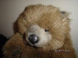 A&A Fancy Zoo Pot Belly Plush Teddy Bear 11 inch Light Brown 9430 1994