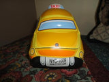 New York Taxi Cab Vinyl Toy Car NY City Merchandise Brooklyn Souvenir