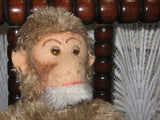 Old Antique German Schuco Hegi Monkey Plush 11 Inch