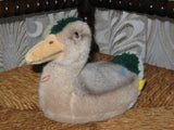 Steiff Tulla Ente Duck 3205/15 1976-78 15 CM Tag