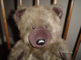 24K Corkie Brown Plush Teddy Bear Polar Puff 4889 11 Inch Vintage 1985