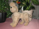 Antique Anker or Grisly Germany 1950s Mohair Poodle Dog Rare