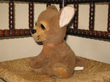 Bart Struis Holland Big Pop Eye Sitting Brown Chihuahua Dog Plush Funny Face