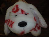 Hugs & Kisses Large DOG Heavy Weight 22 inch Laying Soft Furry Plush