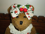 Avon Canada Hat Box Teddies STRAWBERRIE Strawberry Bear 13 in.