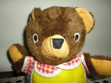 Vintage 1970s Fisher Price Roly Poly Baby Cub Chime Teddy Bear Swivel Head