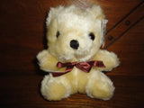 Little Baby Bear Beige Shaggy Plush 5 inch sitting