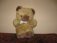 Vintage Dutch V.D. Spiegel Soft Teddy Bear with Bow