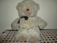 Unique Shaggy Teddy Bear w Eyes on Nose