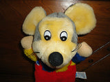 Vintage Warsaw Poland Stuffed Mouse Zabawka Dzieci Powyzej Above Kids Toy