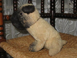 Old Antique Hermann German Bulldog Mohair 1930s 23 CM