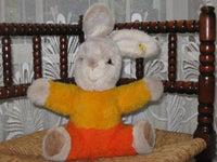Steiff Happy Hase Rabbit 6120/35 35CM 1975-78 Button & Tag