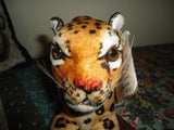 Best Made Toys Canada Stuffed LEOPARD Laying Preformed Head Handpainted wTags