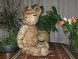 Antique Old Hermann Germany Bear 22 Inch Brown Mohair
