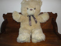 Vintage Shaggy Large Teddy Bear SI Edmonton Alberta Canada 20 inch