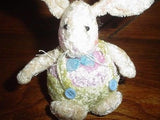 Miniature Crushed Velvet Easter Bunny Rabbit