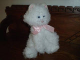 Russ FUFFI Cat 12 inch Soft White Furry Plush