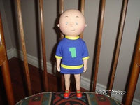 Caillou Rubber Doll with TShirt 1999 Irwin Toy 12 inch