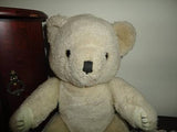 Old Vintage Teddy Bear Beige Jointed 12 inch
