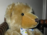 SUE FOSKEY Musical Happy Birthday Bear Mohair 1990 Signed 29/200 Tail Winder