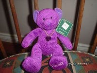Russ Bears of the Month February Amethyst Pendant
