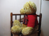 Jumbo 27.5 Inch UK CHRISTMAS TEDDY BEAR Knitted Sweater Xmas Tree