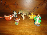 Disney / Applause  LION KING Lot of 8 Mechanical Toys Timon Flashlight Ed Hyena