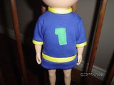 Caillou Rubber Doll with TShirt 1999 Irwin Toy 12 inch