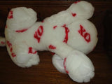 Hugs & Kisses Large DOG Heavy Weight 22 inch Laying Soft Furry Plush