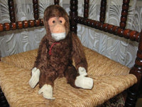 Old Antique German Hermann Mohair Monkey 38 CM