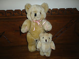 Fabri-Centers of America Jointed Bear Mom 10" & Wangs Intl Baby Bear Lot of 2