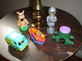 Scooby Doo Lot of 6 Toys Wind Up Mechanical