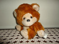 Vintage F.W. Woolworth Teddy Bear Masked Face Plush