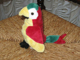 PIA Holland PARROTS & FLAMINGO BIRDS Plush Lot of 3 Rare