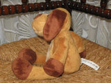 Paget UK Brown Beige Puppy Dog Plush Toy