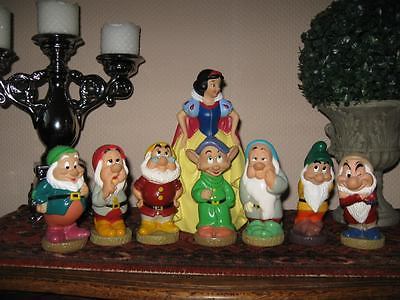 Vintage EURO Snow White Money Bank & 7 Squeaking Dwarfs