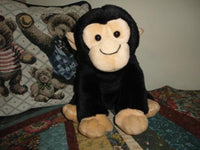 K&M CHEEKY CHIMPANZEE Monkey Black Ape Mac Kids 2007 Plush
