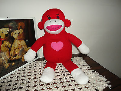 Sock Monkey 21 inch Stuffed Toy Jadees Antique Bear Shoppe